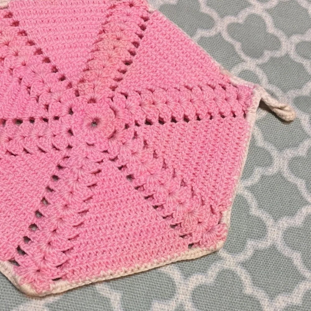 Vintage Crochet/Knit Hot Pad